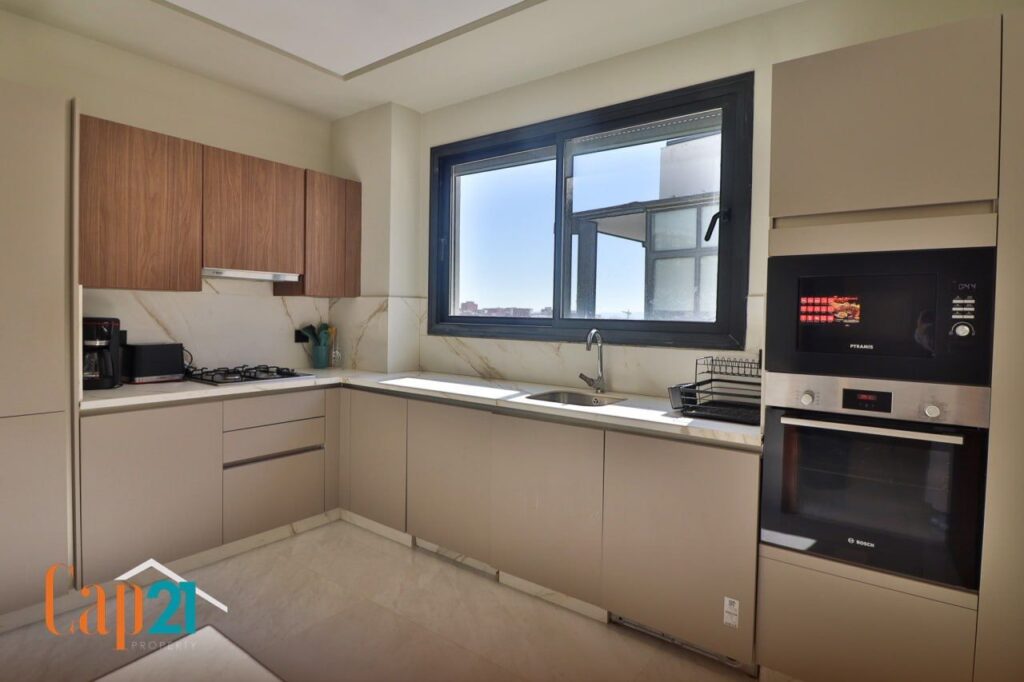 Moderne lumineux appartement à louer Malabata Hill-TANGER