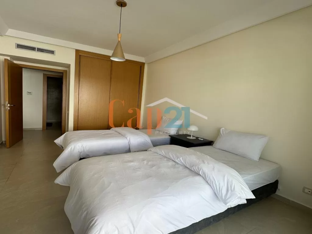 Appartement meublé à louer dans une résidence avec piscine, route de Malabata, Tanger