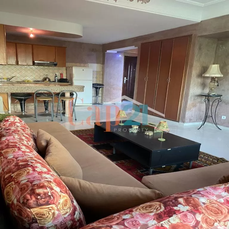 Appartement à louer longue durée avec piscine à Malabata Tanger 