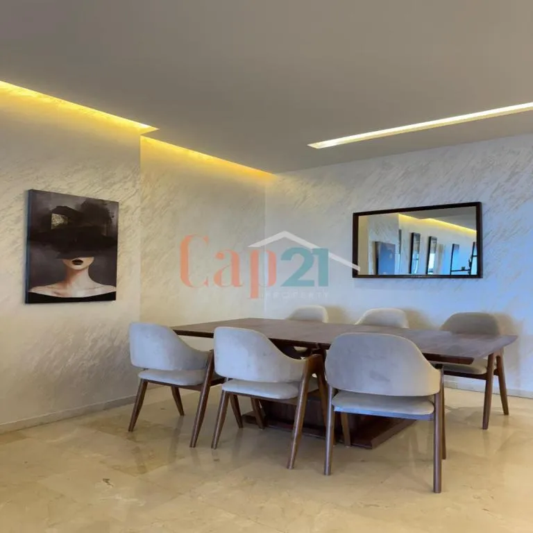 Très bel appartement lumineux et ensoleillé à louer sur la corniche de Tanger
