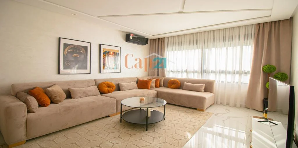 Location d'un bel appartement avec piscine à Tanger City Center