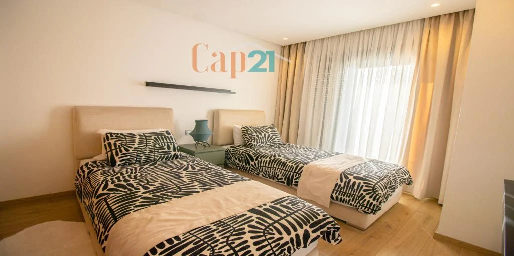 Location d'un bel appartement avec piscine à Tanger City Center