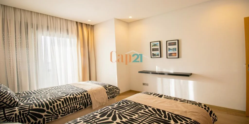 Location d'un bel appartement avec piscine à Tanger City Center