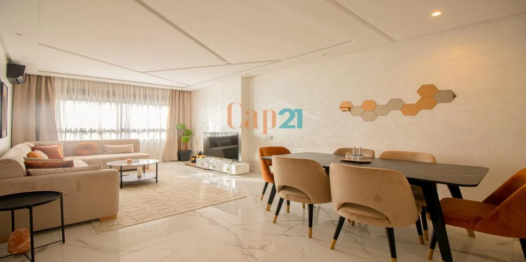 Location d'un bel appartement avec piscine à Tanger City Center
