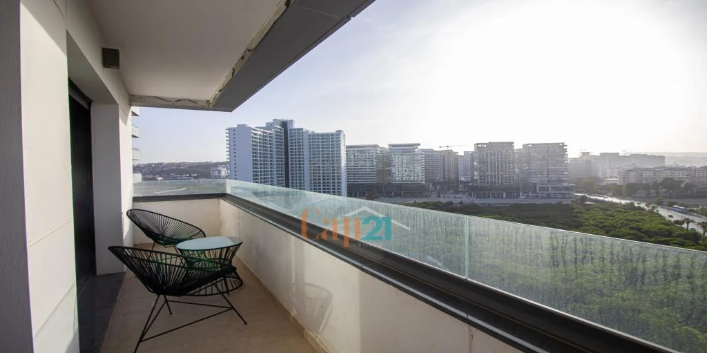 Location d'un bel appartement avec piscine à Tanger City Center