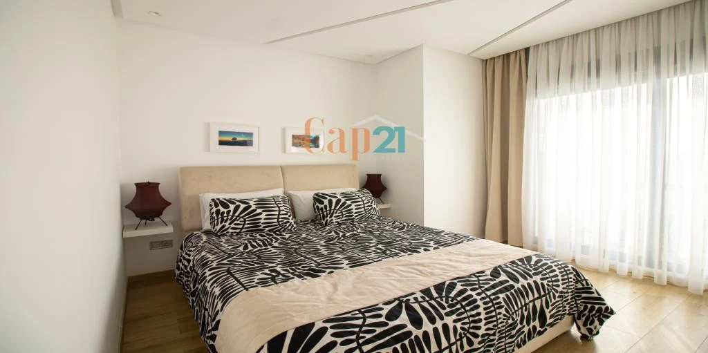 Location d'un bel appartement avec piscine à Tanger City Center