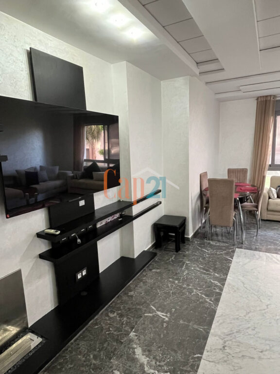 Appartement meublé avec jardin et piscine à louer