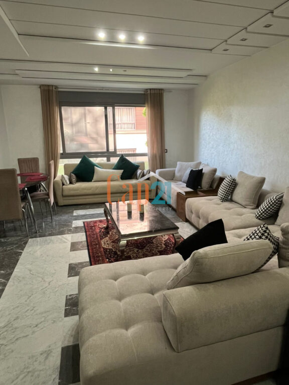 Appartement meublé avec jardin et piscine à louer