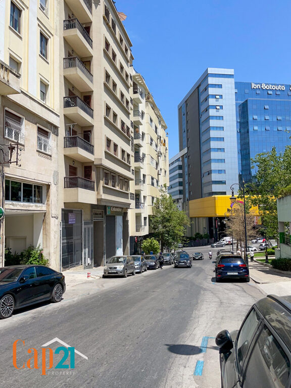 Local commercial d’exception à louer au cœur du centre-ville de Tanger.